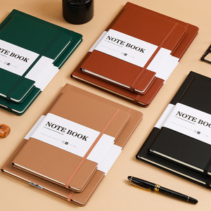 Carnet personnalisé avec logo imprimé en PU, agenda, planificateur A5, cuir végétarien, grille à points, couverture rigide, reliure cousue <span class=keywords><strong>Cahill</strong></span> - Product Image 2