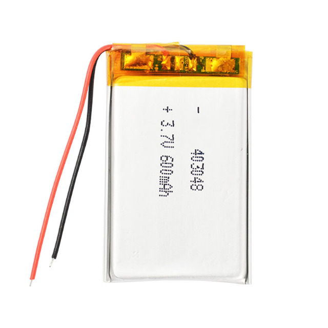 Custom 403048 600mah 3.7v Lithium Polymer Battery Lithium Ion Cells Rechargeable Batteries Lipo Batteries