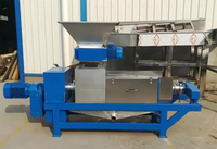 RVS hamermolen, crusher en persmachine voor de verwerking van fruit- en groentesappen