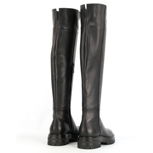 <span class=keywords><strong>Stivali</strong></span> <span class=keywords><strong>Alti</strong></span> Sopra il Ginocchio <span class=keywords><strong>in</strong></span> Vera <span class=keywords><strong>Pelle</strong></span> Nera Scarpe Invernali da Donna 2021 Stivale Lungo da Signora - Product Image 3