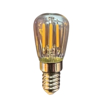 Ampoule LED à filament ST26 2W couleur ambre en verre E14 mini, idéale pour Noël et les réfrigérateurs – Vente chaude directe usine