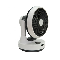 Ventilateur de circulation d'air turbo de table portable intelligent de 45W ventilateurs de circulation d'air électriques à oscillation 3D à vitesse de 7.5 m/s