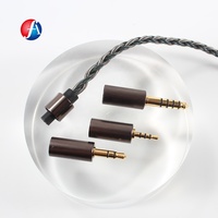 Accessoires pour écouteurs Câble de mise à niveau mixte en cuivre OFC à 4 conducteurs avec 3.5mm 1.2M détachable pour casque d'écoute