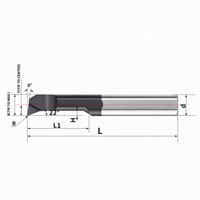 Cutter de perçage miniature MPR sur barre en carbure monobloc pour outils de perçage CNC en acier allié, tournage de précision, économique, réglable, rigide