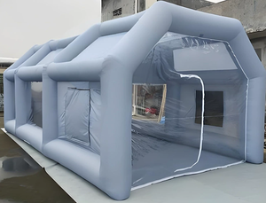 Tente <span class=keywords><strong>de</strong></span> <span class=keywords><strong>cabine</strong></span> <span class=keywords><strong>de</strong></span> pulvérisation gonflable personnalisée tente mobile <span class=keywords><strong>de</strong></span> <span class=keywords><strong>peinture</strong></span> en aérosol sans poussière portable logo publicitaire - Product Image 3