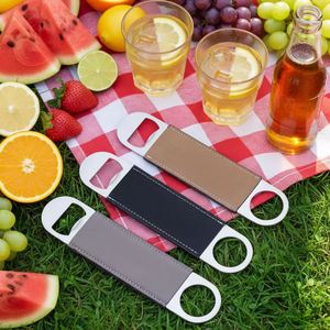 PU Leather Bottle Opener Groomsmen <b>Gift</b> Men Customized Party Souvenir Stylish Tool Dad Wedding Party Favor Welcome <b>Gifts</b> Modern - Product Image 1