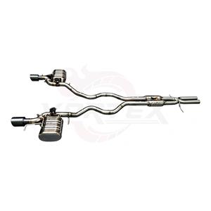 Sistema de Escape Catback con Válvulas de Acero Inoxidable Vortex para Land Rover Range Rover Sport 2018 con Doble Salida en Negro Cromado - Product Image 4