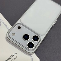 Coque de téléphone transparente magnétique avec animation pour iPhone 17 Pro Max et iPhone 17 avec bouton – Nouveauté en gros