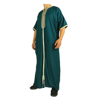 Nouvel Arrivage à Chaud Vente Vêtements Marocains Homme Caftan Brodé Rayé Traditionnel Musulman