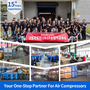 パーマネント磁石可変周波数回転スクリューエアコンプレッサー,45KW 60HPサンドブラスト用 - Product Image 6