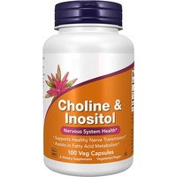 Capsules de Vitamines Choline Inositol OEM Végétariennes Véganes Naturelles pour le Soutien du Système Nerveux, la Santé du Foie et le Métabolisme des Graisses Cellulaire