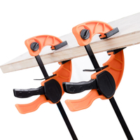 Lot de 2 pinces à bois de 6 pouces, pince à barre robuste, pince à bois réglable à dégagement rapide pour projets de menuiserie et de bricolage
