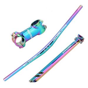 De aleación de aluminio de la Bicicleta del <span class=keywords><strong>manillar</strong></span> del conjunto elevador manilla + barra + sillín <span class=keywords><strong>Mtb</strong></span> Carretera Bicicleta de montaña Bicicleta piezas de Bicicleta - Product Image 1