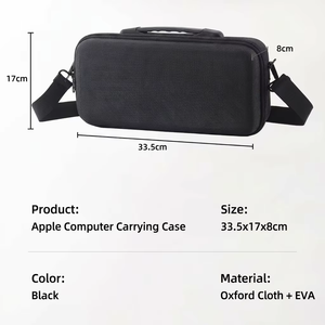 Estuche de Almacenamiento Impermeable de EVA Oxford para Teclado, Ratón y Magic <span class=keywords><strong>Trackpad</strong></span> de <span class=keywords><strong>Apple</strong></span> Mac Mini M4 - Estuche de Viaje Gris Oscuro - Product Image 5