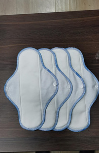 Zambia Bid 6 pezzi/set di puro cotone lavabile giorno notte flusso <span class=keywords><strong>economico</strong></span> riutilizzabile mestruale tamponi <span class=keywords><strong>economico</strong></span> assorbente sanitario per - Product Image 4