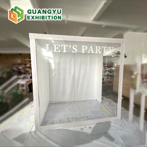 Boîte <span class=keywords><strong>photo</strong></span> personnalisée pour événements extérieurs, style magazine Vogue, avec éclairage LED RGB à 360 degrés, en PVC, pour arrière-plan de stand <span class=keywords><strong>photo</strong></span> - Product Image 2