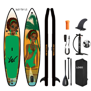 กระดานยืนพายแบบเป่าลมสองชั้นผ้า DWF รุ่น Standup Paddle Board  กระดานพายแบบเป่าลม DWF สำหรับผู้ชาย รุ่น Double W - Product Image 3