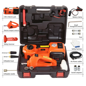 3 in 1 3T/5T Multi-purpose <strong>Car</strong> TIRE Emergency Repair Tool Kit Auto Tire Electric <strong>Inflatable</strong> <strong>Jack</strong> Kit - Product Image 5
