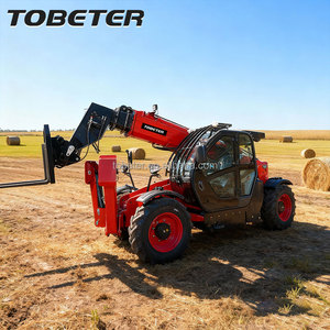 Tobeter nhỏ gọn Bánh Xe Tải cho trang trại Giao thông vận tải Mini Telescopic Boom loader - Product Image 4