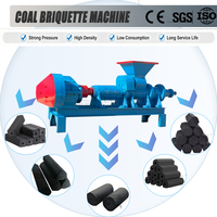 Ligne de production de briquettes de charbon de bois à haute performance à partir de sciure de bois, de coques de riz et de coques de noix de coco, machine d'extrusion pour la fabrication de charbon de bois