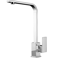 Design moderne en acier inoxydable noir articles sanitaires eau froide mitigeur robinet de cuisine évier robinet d'eau