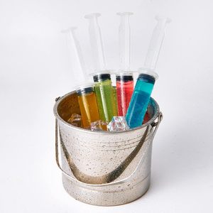 Jeringas de plástico Jelly Shot Recipiente mediano con tapa, perfecto para vasos de chupito de plástico Halloween Acción de Gracias Navidad - Product Image 4