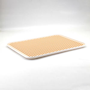 Alfombrilla de silicona para arena para gatos, alfombrilla para atrapar arena para gatos, diseño de doble capa de panal, fácil de limpiar, alfombrilla reutilizable para arena para gatos - Product Image 3