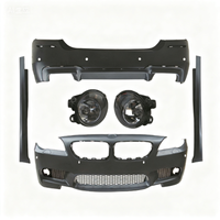 SINO – Kit de carrosserie complet pour BMW Série 5 (F10/F18) 2011-2017 – Style M5 modifié – Pare-chocs avant et arrière, feux antibrouillard, jupes latérales et lèvre avant