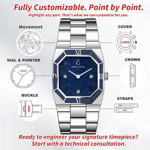 Reloj de Pulsera para <span class=keywords><strong>Hombre</strong></span> de Lujo, Estilo Fábrica de <span class=keywords><strong>Relojes</strong></span> al por Mayor, Caja de Acero Inoxidable 304 de 27 mm, Marcadores de Circonio, Modelo PC20 - Product Image 2