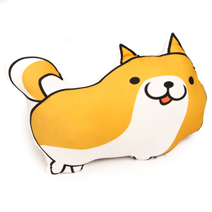 Bantal hewan peliharaan <span class=keywords><strong>Anime</strong></span> 3D kustom mainan kucing dan anjing 3D dengan bantal bantal cetak pola daun tanaman kartun
