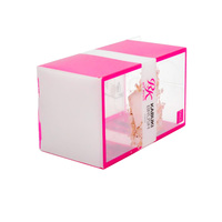 Colgador personalizado de plástico para maquillaje, Crema de cuidado plegable de acetato, paquete de cosméticos, caja de regalo, venta al por mayor