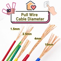 Fil électrique en cuivre BV BVR de première qualité, 2,5 mm, 4 mm, ignifuge, câble de construction pour câblage de studio