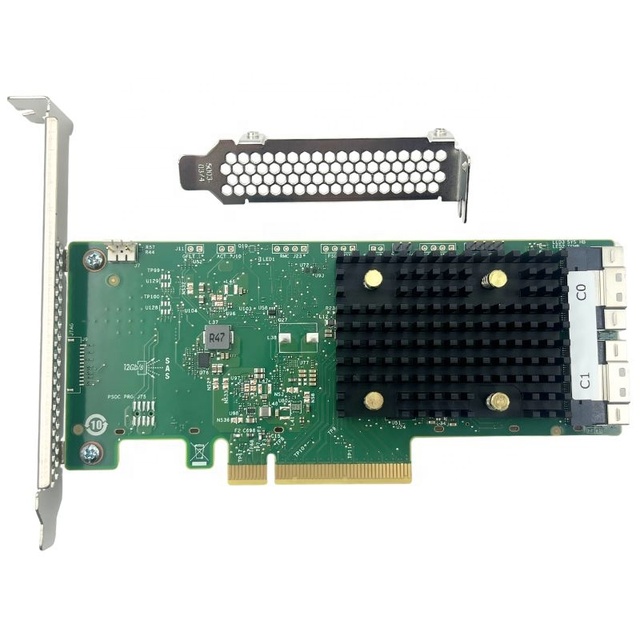 8GB Cache NVME Raid Controller 05-50077-00 9540-16i PCIe 4.0 X8 Interface 16 Internal Ports SAS3816 Chip Computer Parts