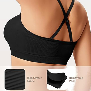 <span class=keywords><strong>Sujetador</strong></span> Bandeau <span class=keywords><strong>sin</strong></span> Tirantes, <span class=keywords><strong>sin</strong></span> Costuras, <span class=keywords><strong>sin</strong></span> Varillas, con Almohadillas Removibles y Correa Invisible Antideslizante para Mujer, Venta al Por Mayor de Fábrica - Product Image 3