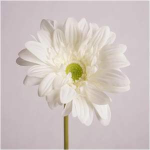 Fleur de gerbera artificielle à tige unique de haute qualité, toucher réaliste, pour la décoration de mariage, la décoration de la maison, centre de table - Product Image 2