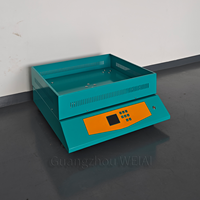 Agitador Orbital para Frascos de Laboratorio, 30-300 rpm Ajustable, Temporizador LCD, para Cultivo Celular, Tinción, Microbiología General, Mezcla de Aguas Residuales