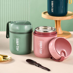 Mini <span class=keywords><strong>termo</strong></span> portátil de acero inoxidable para sopa y yogurt, recipiente de comida al vacío, taza para desayuno, leche, gachas, venta al por mayor - Product Image 6