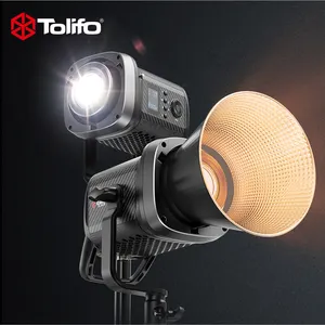 Tolifo SK-200DB taşınabilir 200W LED LED Video işığı stüdyo fotoğrafçılığı aydınlatma ekipmanları tedarikçisi açık kapalı COB lambası