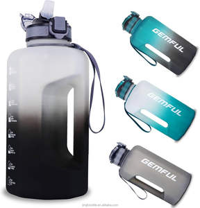 2200Ml Bpa-Vrije Pp Plastic Waterfles Met Stro-Type Voor Gymsporten En Buitenactiviteiten - Product Image 1