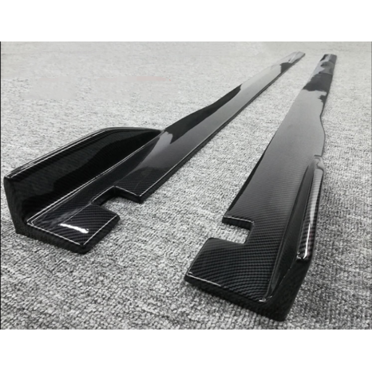 Gonna porta in fibra di carbonio nero