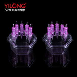 Caja personalizada de 20 piezas, vasos de colmena vendidos, Cartucho de <span class=keywords><strong>tatuaje</strong></span> desechable, portavasos, taza de limpieza de tinta para tatuar - Product Image 2