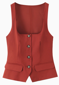 Mode boutonné <span class=keywords><strong>sans</strong></span> manches femmes hauts <span class=keywords><strong>de</strong></span> bureau hauts <span class=keywords><strong>de</strong></span> bureau pour le <span class=keywords><strong>travail</strong></span> femmes hauts et chemisiers - Product Image 3