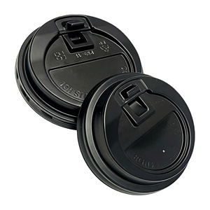 80mm/90mm Disposable Eco-Friendly Food Grade Plastic PP/PS <b>Coffee</b> Cup Lids for Hot/Cold Drinks - Product Image 3