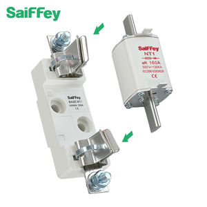 Nt1 ar 200a कस्टमाइज्ड फ्यूसिबल ट्यूब को सर्किट ब्रेकर के लिए उच्च क्षमता वाले कम वोल्टेज एसी इलेक्ट्रिक लिंक को फ्यूज करते हैं - Product Image 2