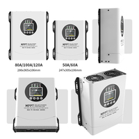 Controlador de Carga Solar MPPT con Voltaje Máximo de Entrada de 460V 480V, 50A 60A 80A 100A 120A AUTO para Baterías de Plomo-Ácido y Litio