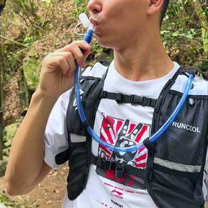 Gilet de course à pied pour sports de plein air, sac à dos d'hydratation multifonctionnel, gilet de course à pied pour le cyclisme, l'escalade, le trail, le marathon, sacs de jogging - Product Image 5
