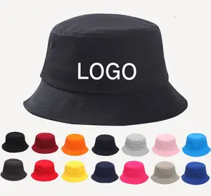 Customer logo Bucket hat high quality factory price low MOQ baseball cap dad trucker hat Bucket summer hat with customized logo