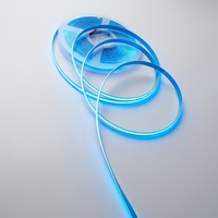 Bande lumineuse LED COB IP20 en cuivre certifiée CE/ROHS, bleu glace, 12V 24V DC, flexible, pour publicité commerciale