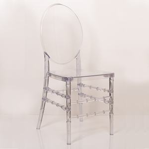 เก้าอี้ห้องรับประทานอาหารคริสตัลแบบวางซ้อนกันได้กันน้ำและเป็นมิตรต่อสิ่งแวดล้อมทันสมัย - Product Image 2