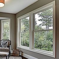 Ventanas de Doble Guillotina de Aluminio de Diseño Minimalista y Lujo, con las Mejores Rejillas Colgantes y Marco de Aleación de Aluminio para Uso Doméstico
